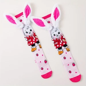 Bunny Berry Big Ears Kids Socks - Picture 1 of 6