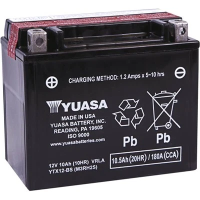 Yuasa - YUAM3RH2S - Maintenance Free Battery, YTX12-BS - Image 1 of 4