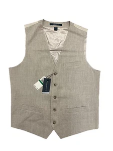 Perry Ellis Men’s Vest – Size L Slim Fit – Stretch Natural – NWT - Picture 1 of 6