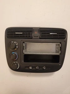 2001-2005 Honda Civic RADIO BEZEL W/ Climate Control & Vents & storage Oem - Picture 1 of 6