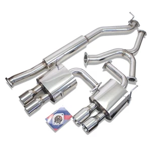 Rev9 FlowMaxx Cat-Back Quad-Tip Exhaust For Subaru Impreza WRX / STI (GVB) 11-14 - Bild 1 von 5
