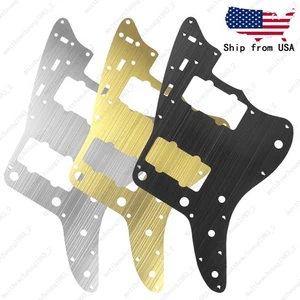 3Colors Brushed Aluminium Vintage Guitar Pickguard with Screws For FD Jazzmaster - Picture 1 of 5