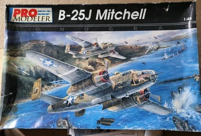 Monogram Pro Modeler 1:48 B-25J MITCHELL MODEL KIT 5927 - Image 1 of 4