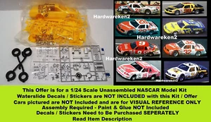 DONOR NASCAR 1983-1986 FORD THUNDERBIRD STOCK CAR KIT - YELLOW- 1/24 - Picture 1 of 7