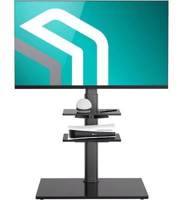 ONKRON TV Bodenständer für 32-65 Zoll, bis 40 kg, höhenverstellbar, TS5550-B - Bild 1 von 4