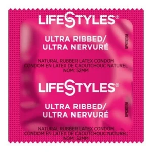 Lifestyles Ultra Ribbed Lubricated Latex Bulk Quality Condoms Value Packs - Picture 1 of 1