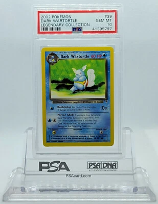 POKEMON LEGENDARY COLLECTOIN DARK WARTORTLE #39 CARD PSA 10 GEM MINT #41395797 - Image 1 of 4