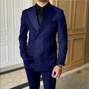 Las mejores ofertas en Trajes y Blazers Handmade Azul a Rayas para Hombres  | eBay