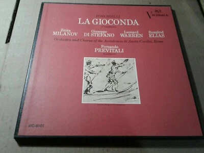 PONCHIELLI-LA GIOCONDA-MILANOV-ORIGINAL RCA VICTROLA VIC-6101-3 VINYL BOX SET - Image 1 of 4