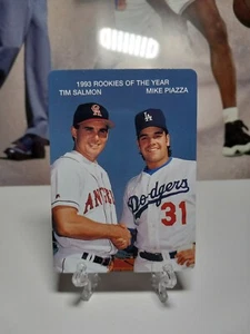 Mother's Cookies 1993 Major League Rookies Of The Year #3 Tim Salmon Mike Piazza - Picture 1 of 3