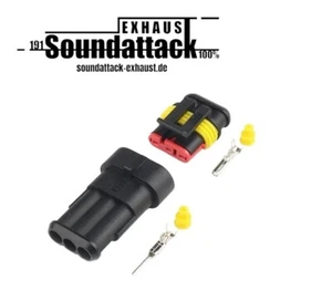 AMP Superseal 3 Polig KFZ Stecker 0,75- 2,0 Steckverbindung Auto Motorrad CAR - Bild 1 von 2