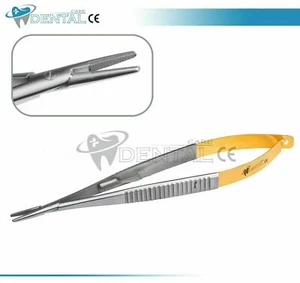 Castroviejo Needle Holder TC Surgical Serrated Tip Micro Surgical Dental 14 CM - Picture 1 of 3