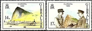 Gibraltar #SG479-SG480 MNH 1982 Europa CEPT Historical Events [435-436] - Picture 1 of 1