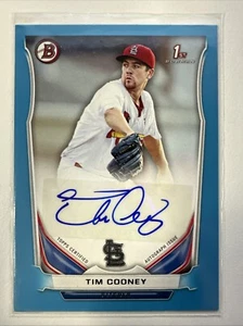 2014 Bowman Retail Prospect Auto Blue /500 Tim Cooney #PA-TC Auto - Picture 1 of 2