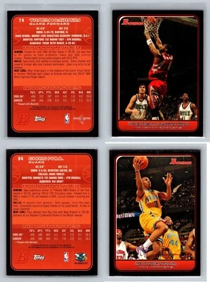Baloncesto Bowman 2006-07 - Lote de 30 tarjetas Foto 1 de 4