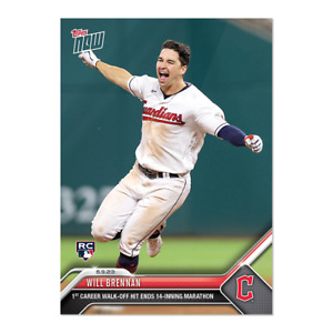 2023 Topps Now MLB #415 Will Brennan RC Cleveland Guardians - Presale