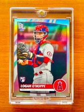 Logan O’Hoppe RARE ROOKIE REFRACTOR INVESTMENT CARD SSP TOPPS ANGELS ROY MINT