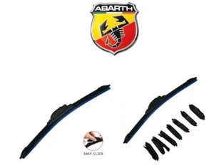 COPPIA 2 SPAZZOLE TERGICRISTALLI ANTERIORI PER AUTO COMPATIBIL ABARTH-8 ATTACCHI - Foto 1 di 5