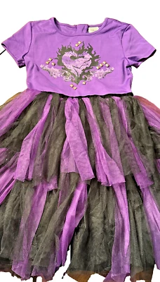 Girl’s Disney Descendants Dress Tulle Size  7/8 - Image 1 of 4