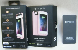 Mophie iPhone 7 Juice Pack Air 27 Hours Battery Rose Gold Color NIOB - Picture 1 of 7