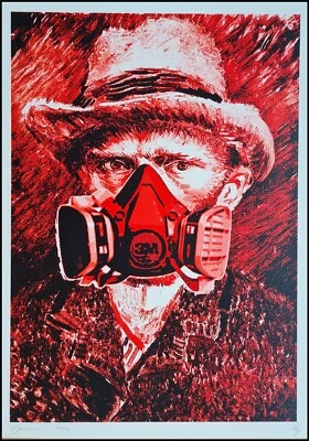 DEATH NYC * Vincent van Gogh * 45 x 32 cm * signed*limited*Certificate # xx/120 - Bild 1 von 4