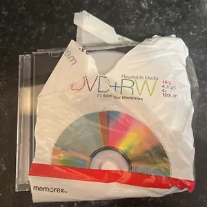 Memorex DVD+RW Rewritable Media Cd’s X6 4.7gb 120 Min - Bild 1 von 4