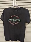 Quicksilver Black T-Shirt, Medium, Good Condition