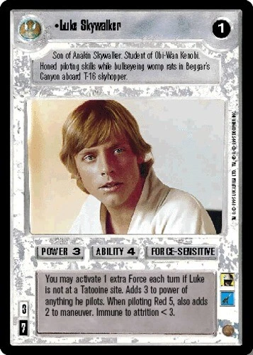 1x  Luke Skywalker - Ultra Rare Foil Near Mint Reflections - BB (Star Wars - Dec - Image 1 of 1