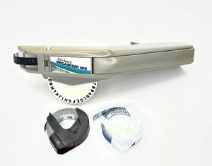 Vintage Dymo 1610 Beige Label Maker For 1/4” And 3/8” Label Tape - Picture 1 of 5