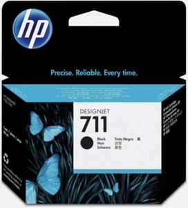 Oryginalny czarny wkład atramentowy HP 711 80-ml DesignJet CZ133A OEM ZAPIECZĘTOWANY Dobre daty - Zdjęcie 1 z 2