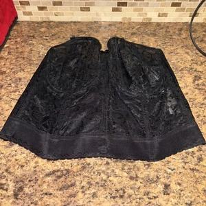 NWT GODDESS 0689 Underwire Bustier Black SIZE 18DD - Picture 1 of 10