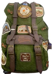 Mochila Loungefly Disney Fort Wilderness Campground Mickey Patches de lona - Imagen 1 de 1