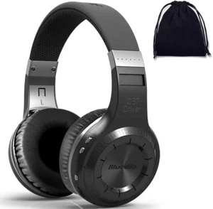 Bluedio H Turbine Wireless Bluetooth 5.0 Stereo Headphones with Mic, Shocking Ba - Picture 1 of 6