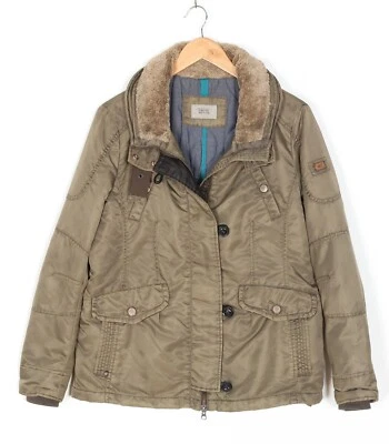 CAMEL ACTIVE 320330 Jacke Damen Größe EU 42 Sherpa Kragen wattiert MJ4880 - Bild 1 von 4