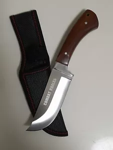 Trailing-Point Fixed Knife for Camping and Hunting - Picture 1 of 7