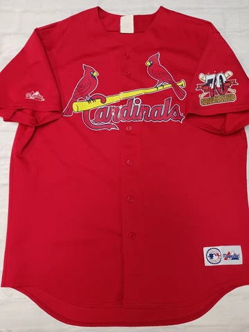 Majestic MLB St. Louis Cardinals Jersey 25 Mark McGwire in Red Size XL Cover