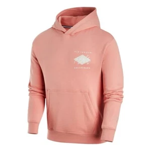 NWT Nike Men's Air Jordan Essentials Fleece Hoodie Orange (DH9019 824) - Picture 1 of 10