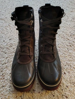 Sorel 男式 Caribou Storm Pack 靴子尺寸 11 NM3964-205 — 第 1/4 张图片