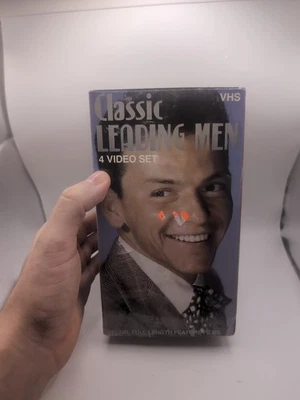 Classic Leading Men 4 Tape Video Set VHS Brand New - Image 1 of 4