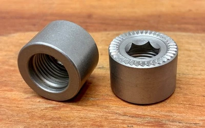 Phil Wood новый 2 x задний трек ступицы замены торцевые колпачки 12 мм для 120 интервал 1 pr - Изображение 1 из 4