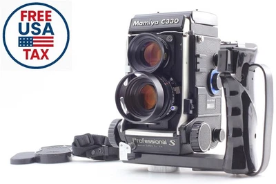 Pro S Blue Dot  [N MINT w/Grip]  Mamiya C330 TLR Camera Sekor S 80mm f2.8 Japan - Image 1 of 4