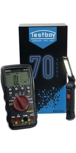 Testboy Multimeter TB 316 BLACK EDITION 600 mV - 600 V AC, 600 mV - 600 V DC ... - Bild 1 von 6