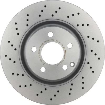 Rotor de freno de disco compatible con Mercedes-Benz CL500 S430 S500 2000-2003 BREMBO NORTH AMER Foto 1 de 4