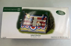 Dept 56 59436 Christmas In The City Series Musical Ballpark Bleachers In Box NEW - Picture 1 of 6