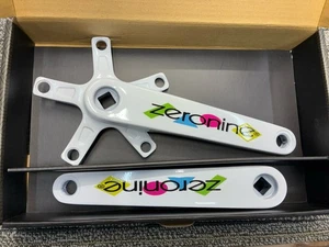 Pro Max 170mm SQ Conico 110bcd Stile Zeronino Old School Bmx Bianco - Foto 1 di 2