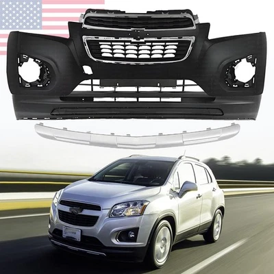 Front Bumper Cover Fascia & Grille Assembly Kit For 2013-2016 Chevrolet Trax Foto 1 de 4