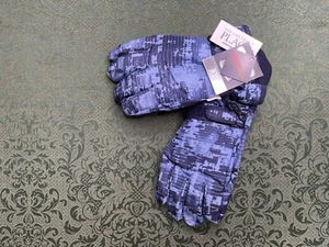 NWT 8 up Mittens gloves childrens place thermolite blue black boys adj lined - Picture 1 of 4
