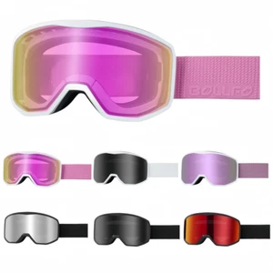 Winter Sports Snow Goggles Windproof Ski Snowboard Snowmobile Skate Sunglasses - Picture 1 of 17
