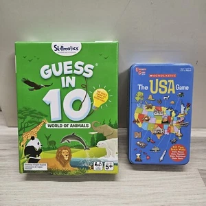 Guess In 10 World Of Animals USA Game Educational - Picture 1 of 8