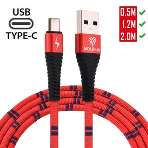 USB-C Lead For Samsung A12 A22 S10 S21 Type C Charging Fast Charger Phone Cable - Picture 1 of 14